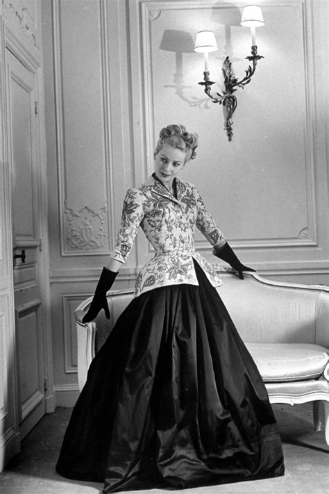 dior cream dress|Dior evening dresses 1940s.